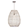 Uttermost Lighting Fixtures - Pendant Lights Cross Weave 1 Light Pendant