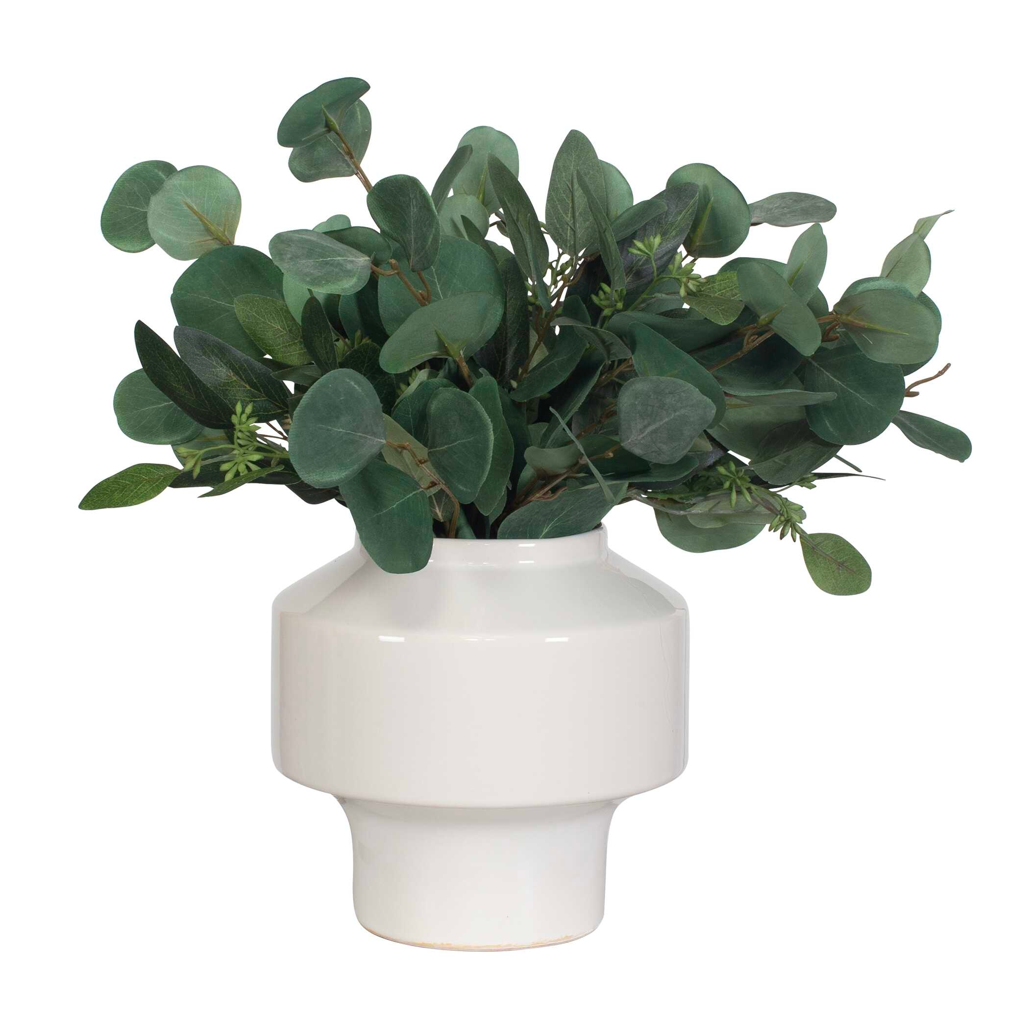 Uttermost Essence Eucalyptus Essence Eucalyptus Accent & Vase