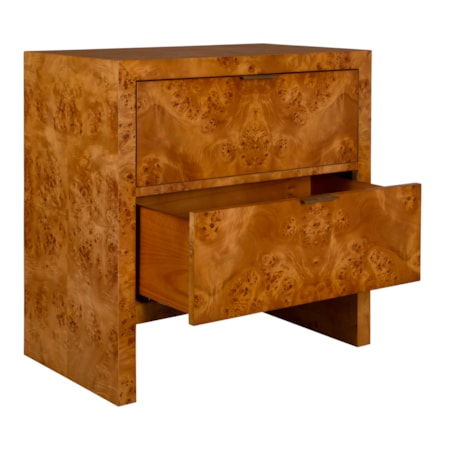 Indus 2 Drawer Burl Chest