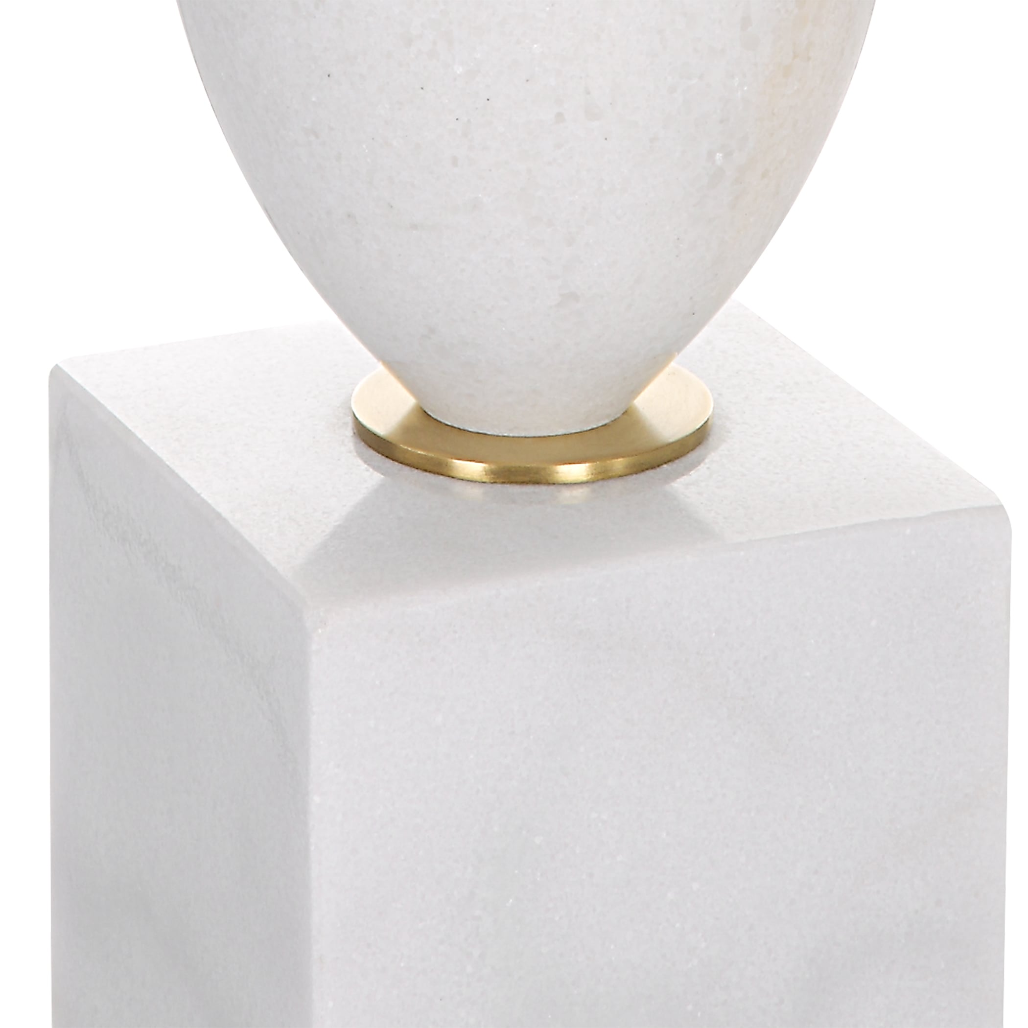 Regalia White Marble Table Lamp