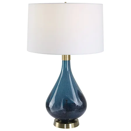 Riviera Art Glass Table Lamp