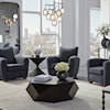 Uttermost Teddy Gray Faux Shearling Accent Chair