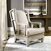 Uttermost Accent Furniture - Accent Chairs Schafer Linen Arm Chair