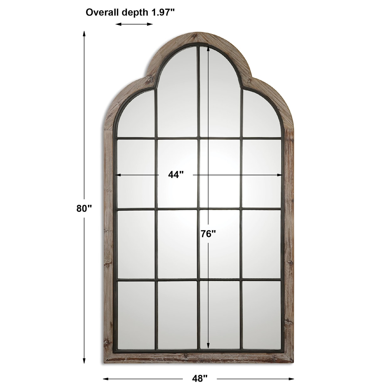 Uttermost Arched Mirror Gavorrano Oversized Arch Mirror