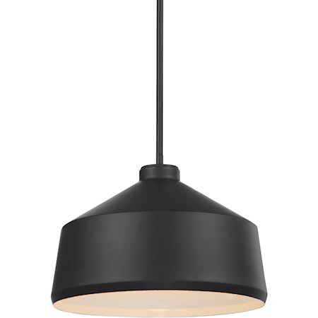 Holgate 1 Light Black Pendant