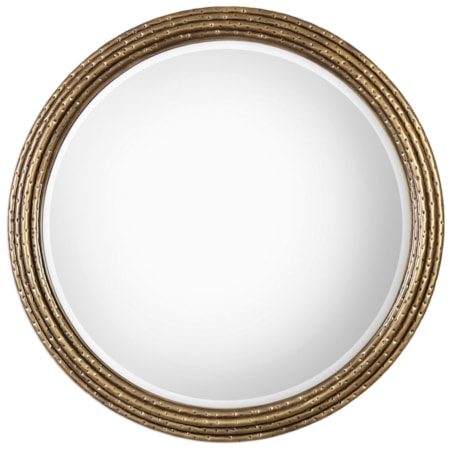 Spera Round Gold Mirror