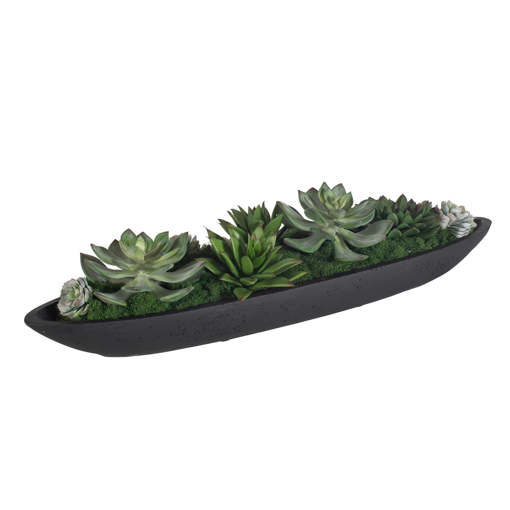 Uttermost Verde Verde Succulent Centerpiece In Bowl