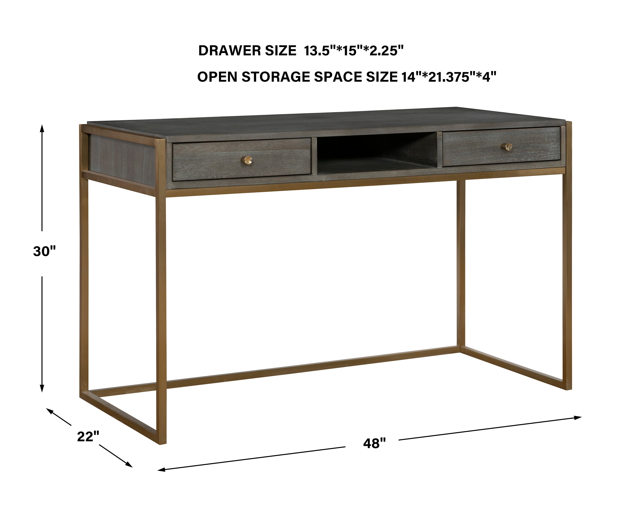 Uttermost Taja Writing Desk with Storage