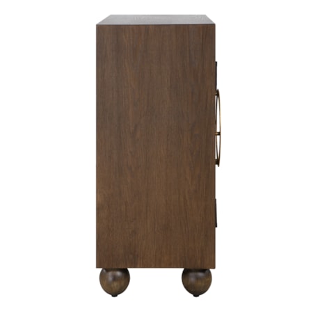 Mayenne 2 Door Oak Wood Cabinet