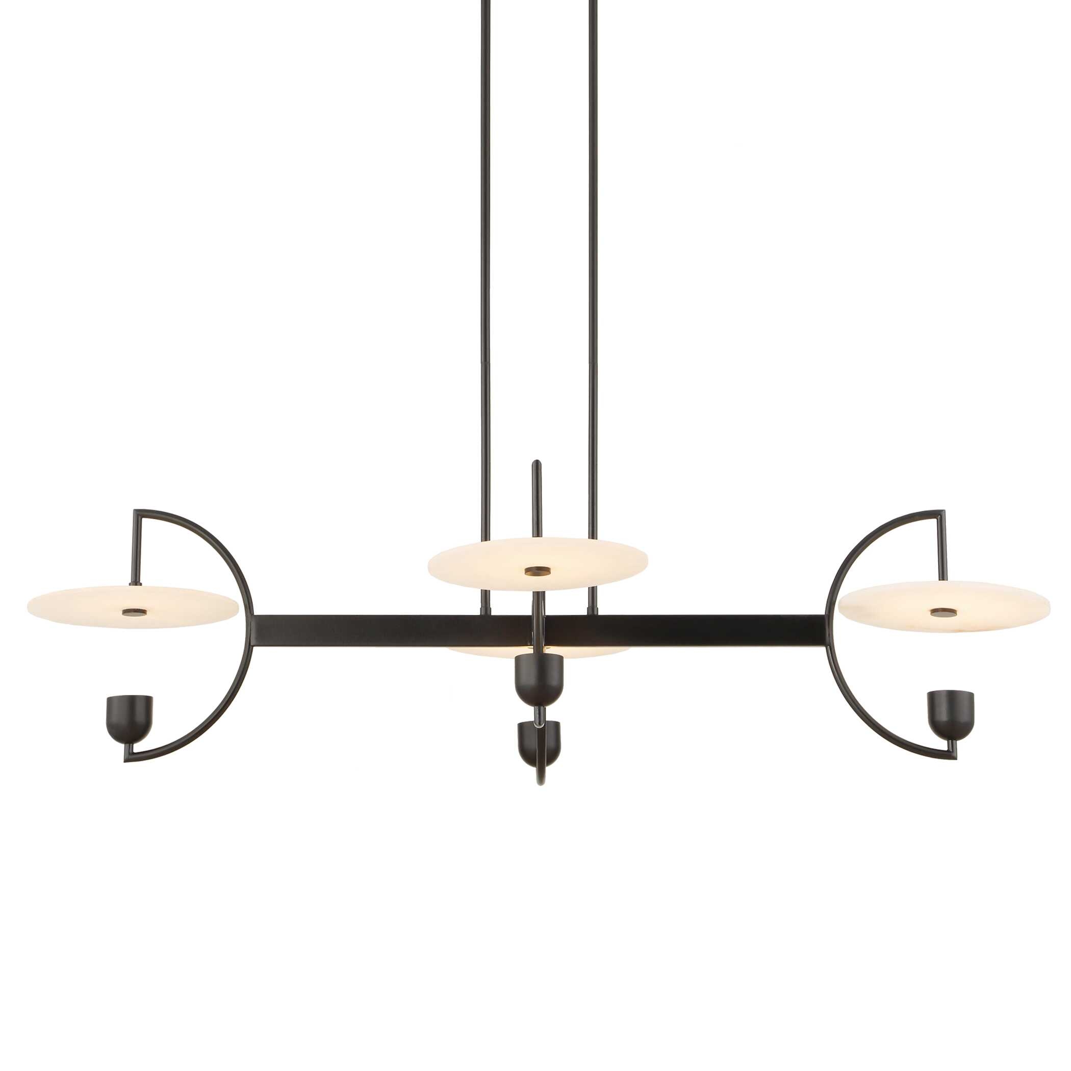 Kyoto 4 Light Linear Led Chandelier