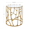 Uttermost Ritual Ritual Round Gold Side Table