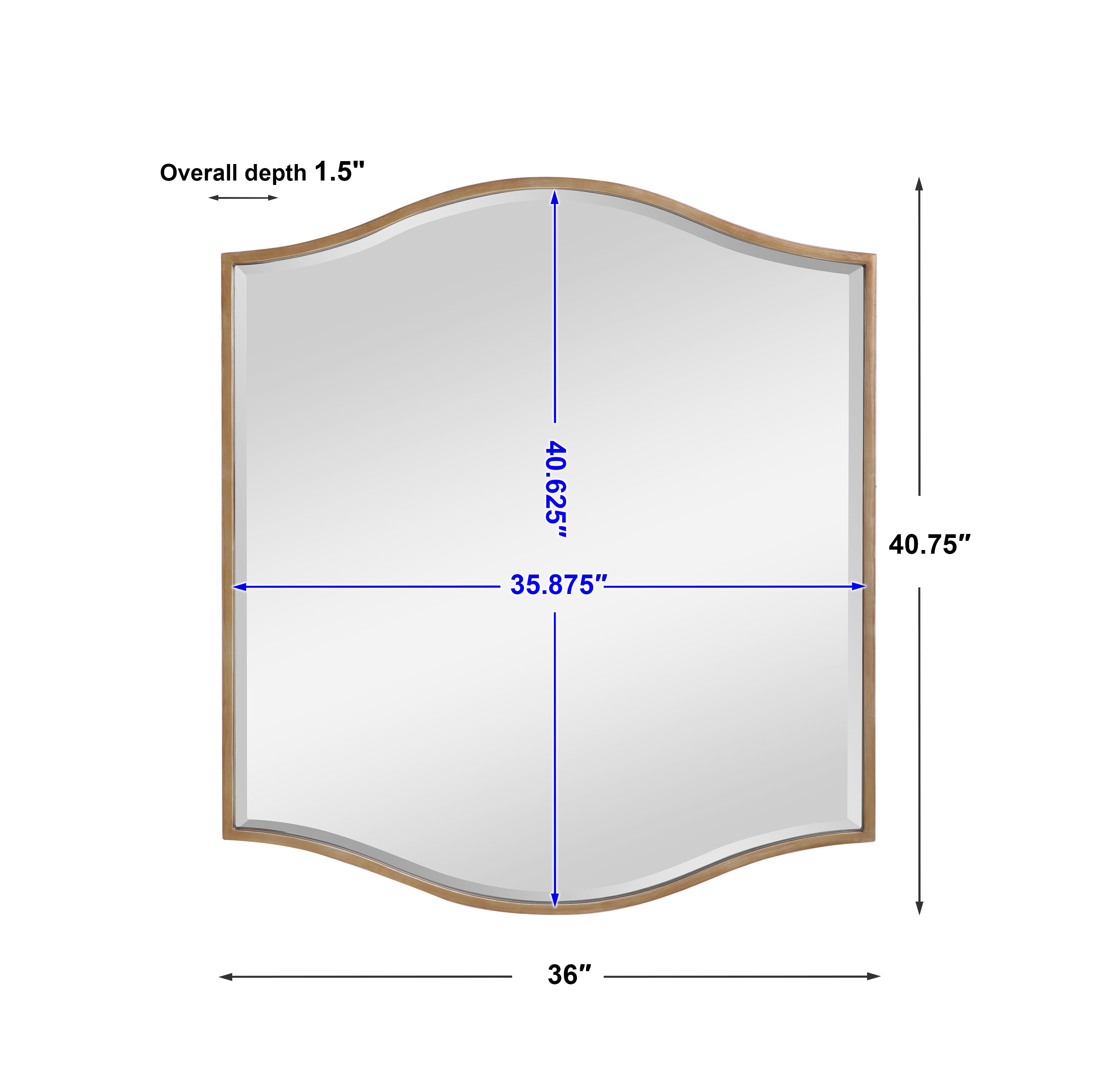 Uttermost Mirrors Cerise Gold Mirror