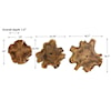 Uttermost Alternative Wall Decor Kalani Teak Wall Art (Set of 3)