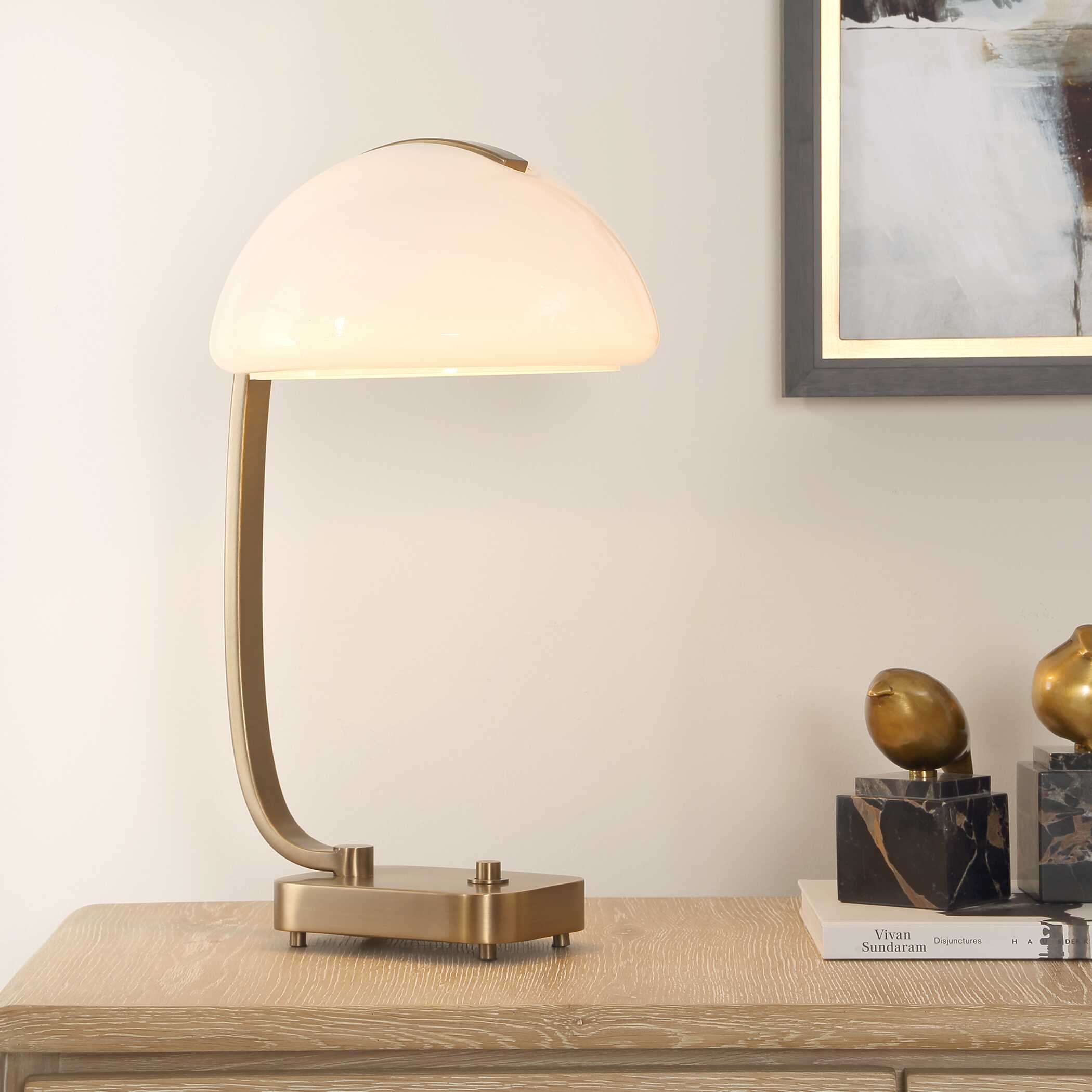Uttermost Bend The Rules Bend The Rules Brass Desk Lamp