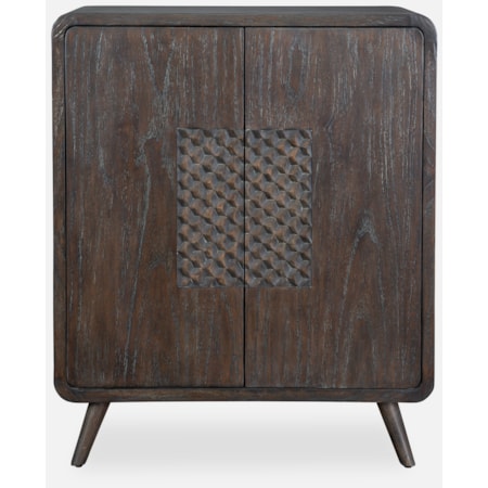 Hausen 2 Door Mid-Century Cabinet
