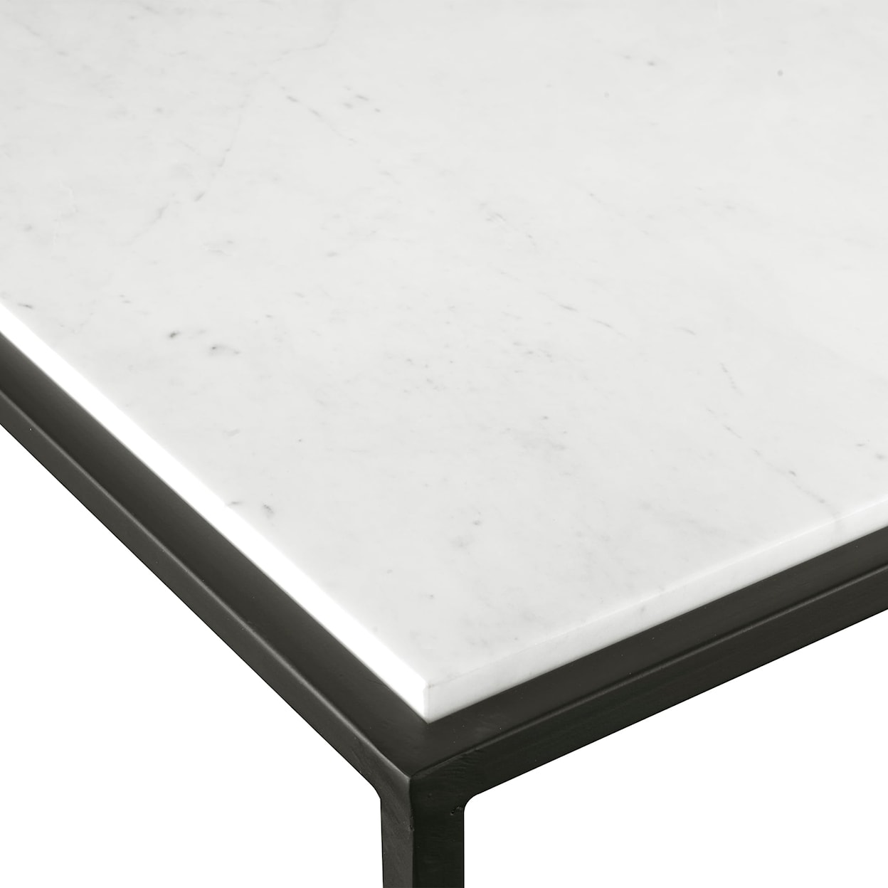 Uttermost Vola Vola Modern White Marble Coffee Table