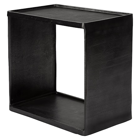 Aluminum Side Table with Open Center