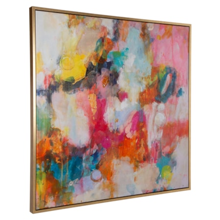 A Colorful Mindset Framed Abstract Art