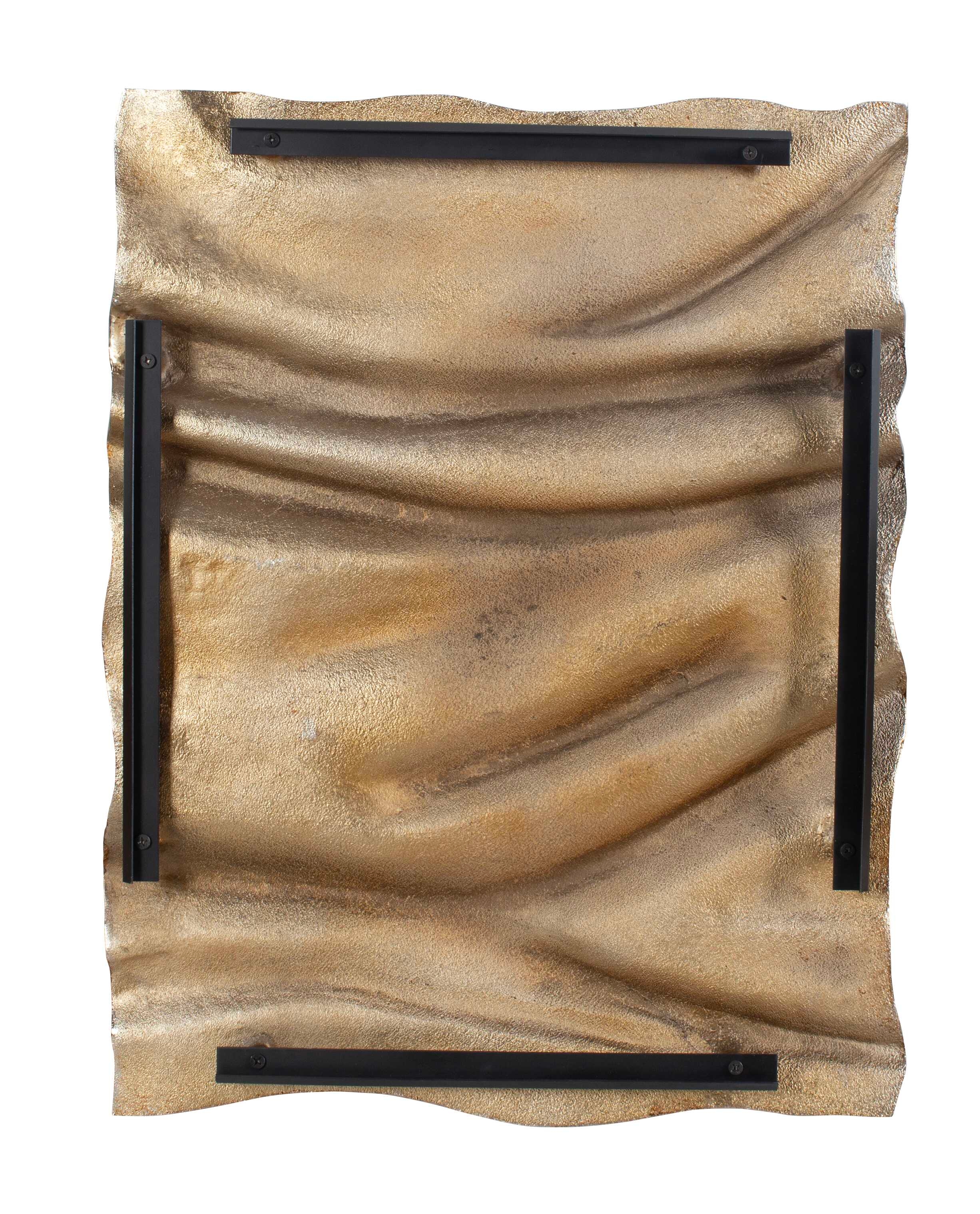 Uttermost Undulate Undulate Outdoor Gold Wall Panel