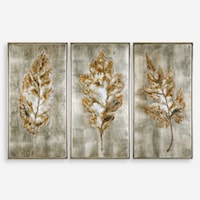Champagne Leaves (Set of 3)