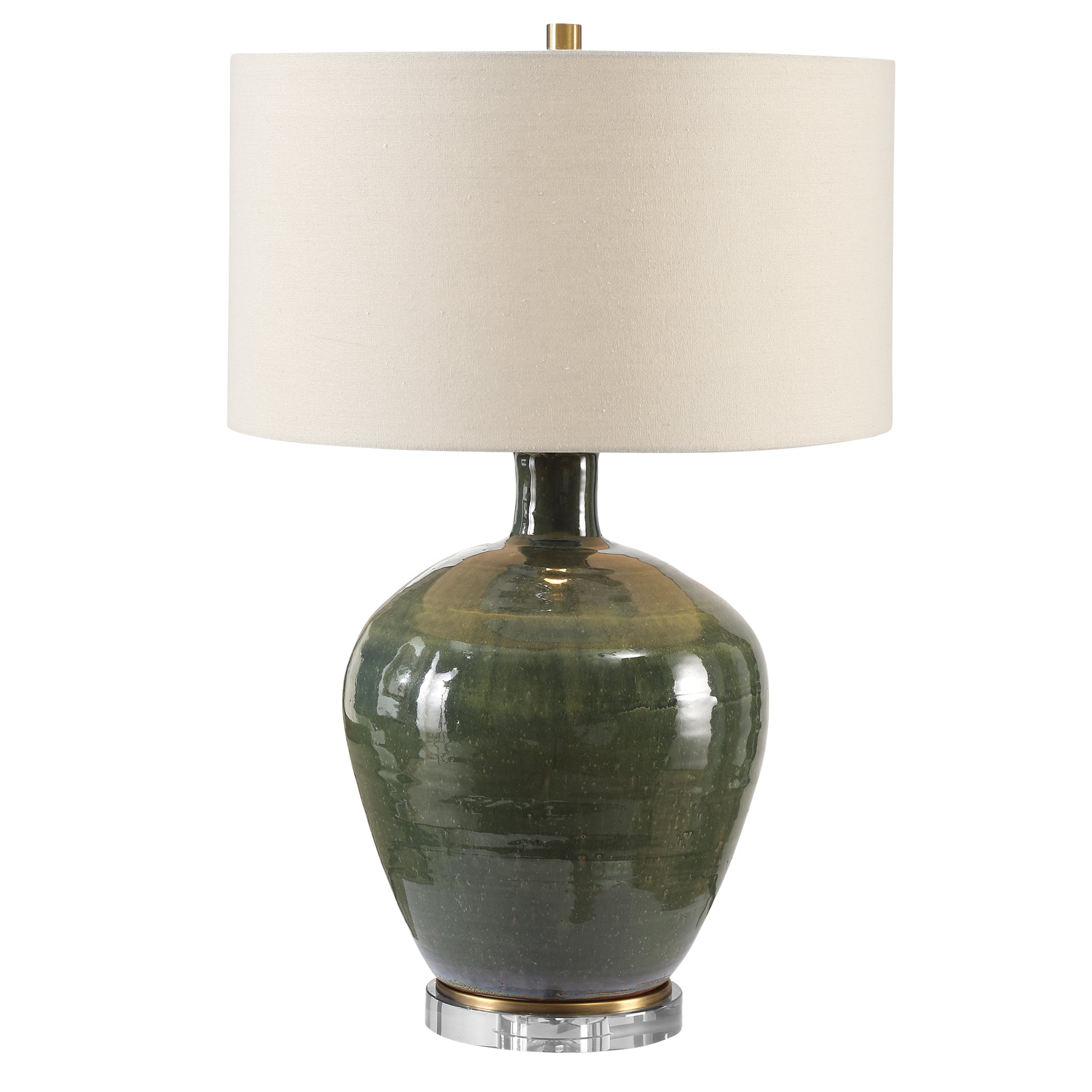 Elva Emerald Table Lamp