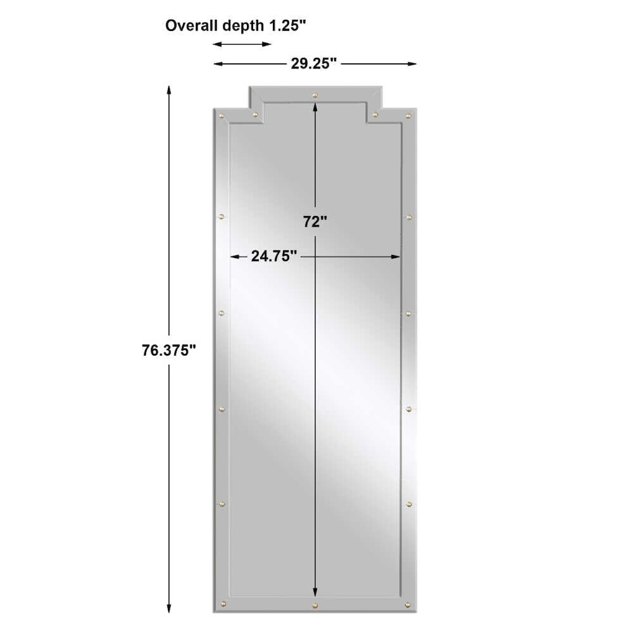 Uttermost Mirrors Vedea Leaner Mirror