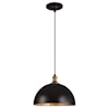 Uttermost Lighting Fixtures - Pendant Lights Uttermost Placuna 1 Light Bronze Pendant