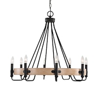 Farmhouse 8-Light Chandelier