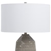 Uttermost Table Lamps Rewind Gray Table Lamp