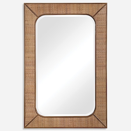 Tahiti Rattan Mirror