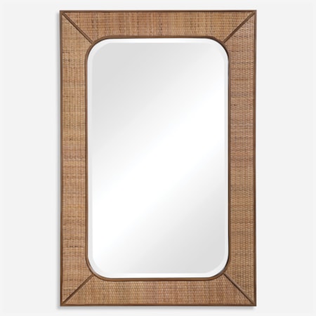 Tahiti Rattan Mirror