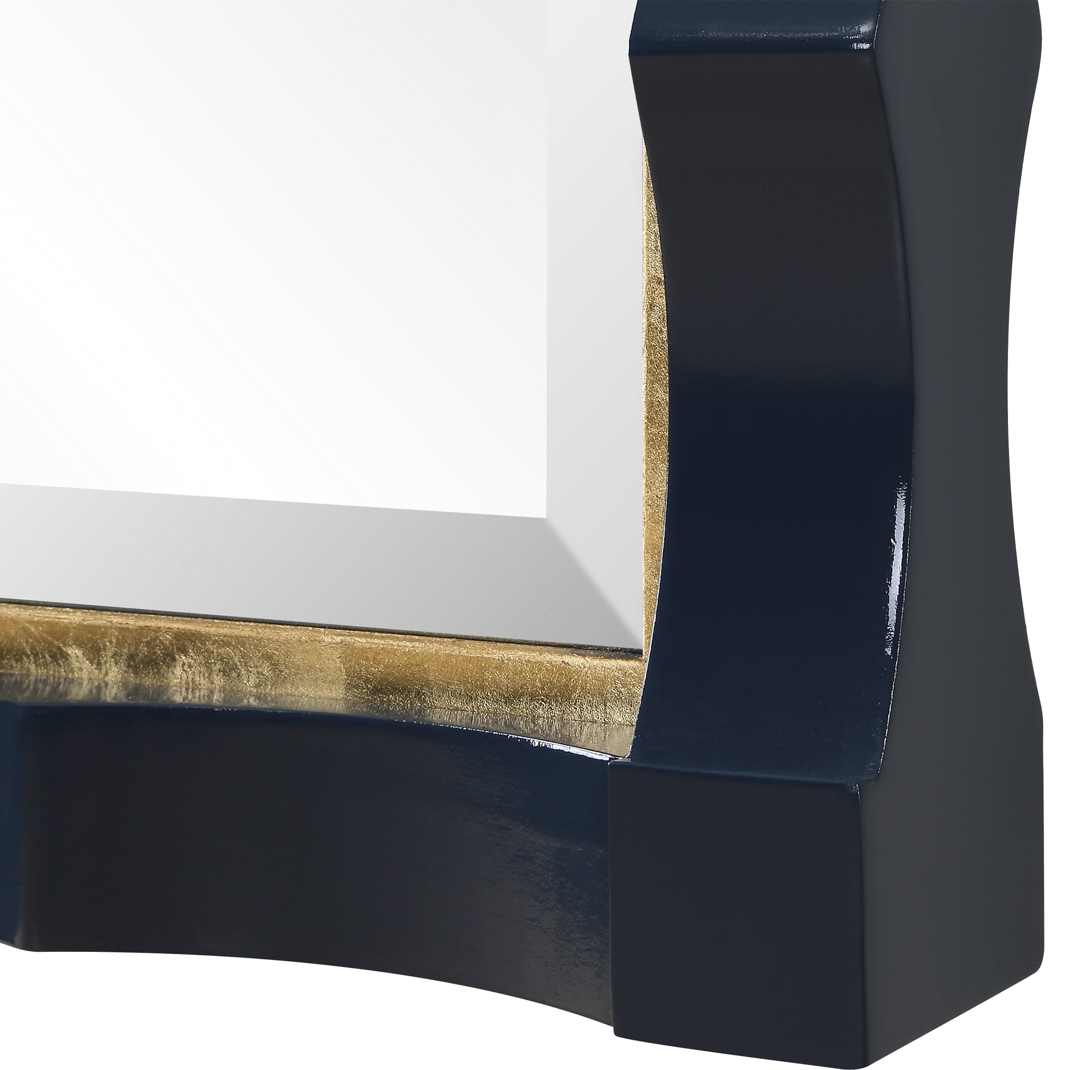 Uttermost Gulf Gulf Navy Blue Mirror