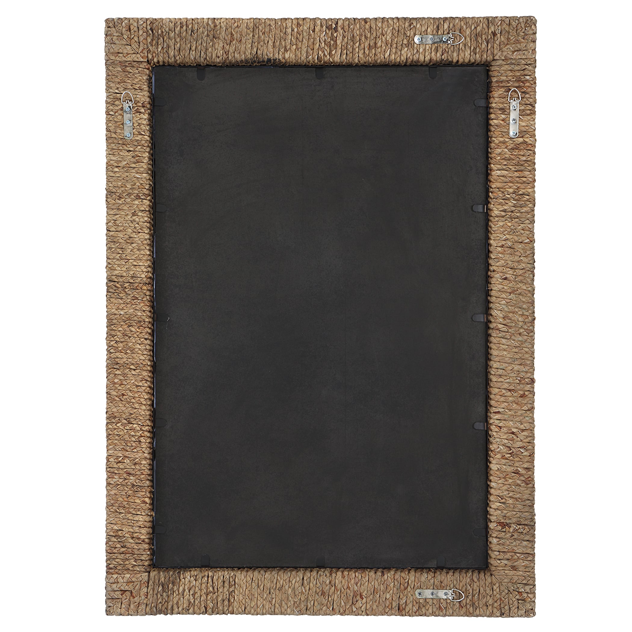 Uttermost Island Island Braided Straw Mirror