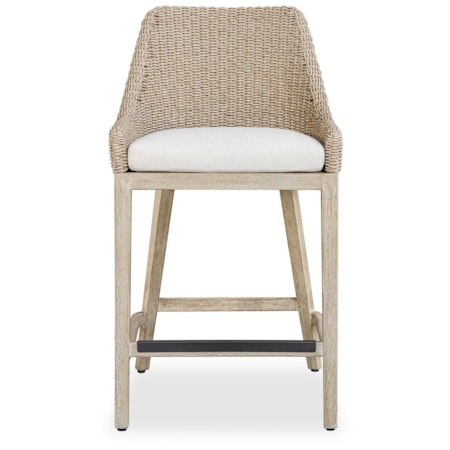 Paloma Outdoor Wicker Counter Stool