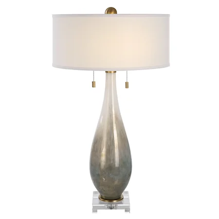 Cardoni Bronze Glass Table Lamp