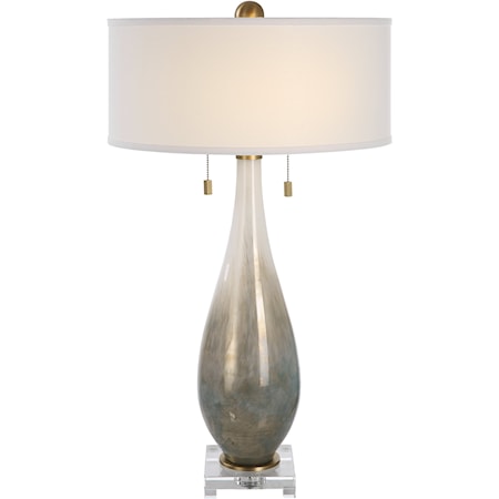 Cardoni Bronze Glass Table Lamp