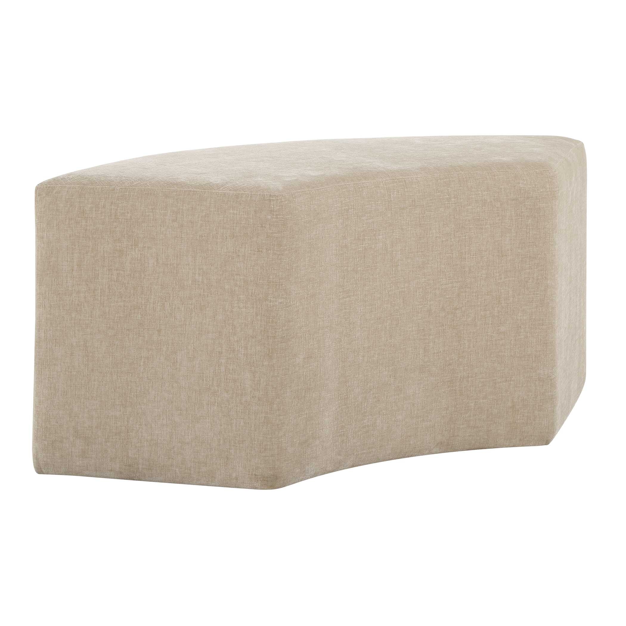 Uttermost Khai Khai Rounded Plush Dining Bench