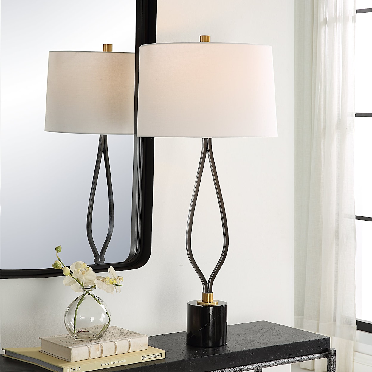 Uttermost Separate Separate Paths Iron Table Lamp