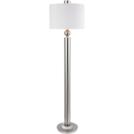 Silverton Brushed Nickel Floor Lamp