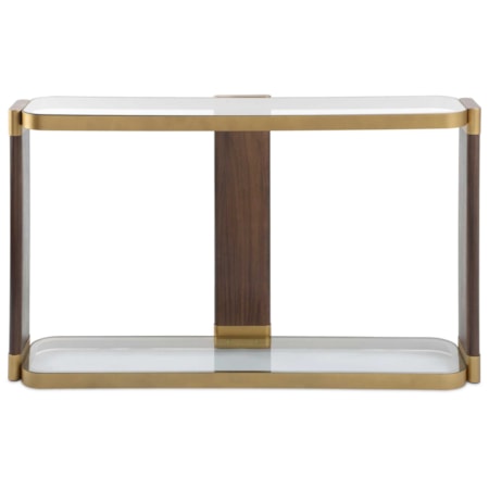 Ryles Glass Console Table