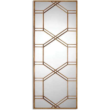 Kennis Gold Leaf Leaner Mirror