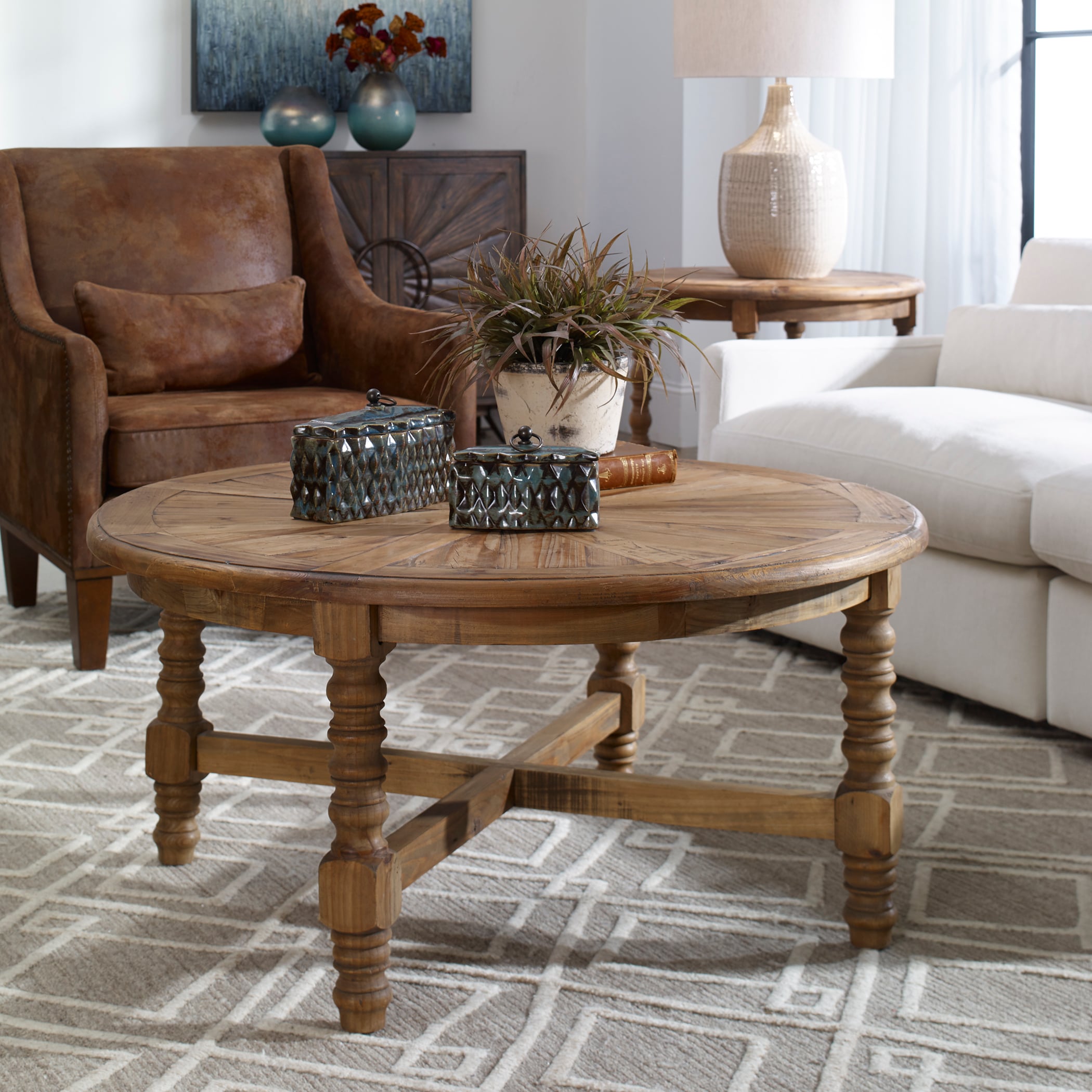 Uttermost Accent Furniture Occasional Tables 24345 Samuelle Wooden