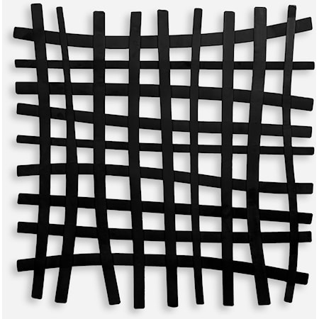 Gridlines Iron Wall Decor