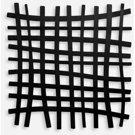 Gridlines Iron Wall Decor