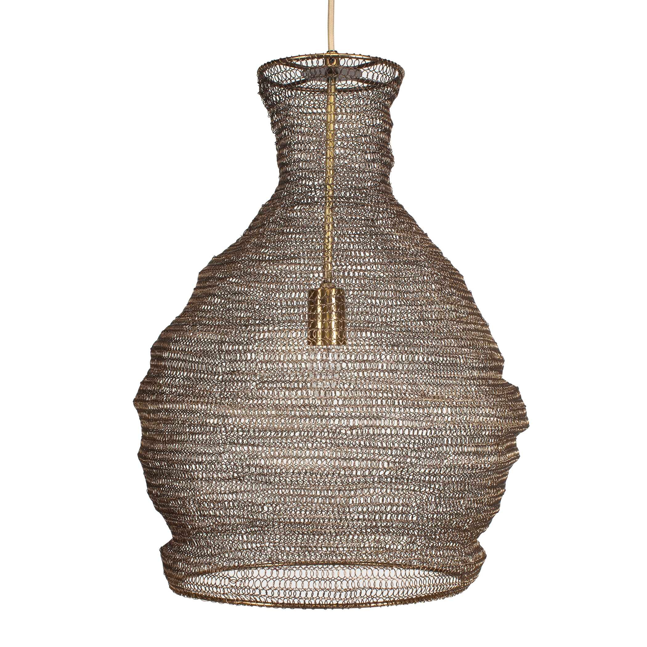 Uttermost Murmur Murmur Woven Brass 1 Light Pendant