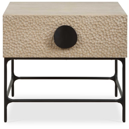 Lunar Wooden Side Table