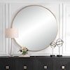 Uttermost Junius Junius Large Gold Round Mirror