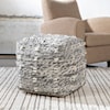 Uttermost Narol Narol Gray Pouf