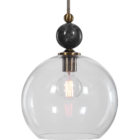 Mendota 1 Light Glass Pendant