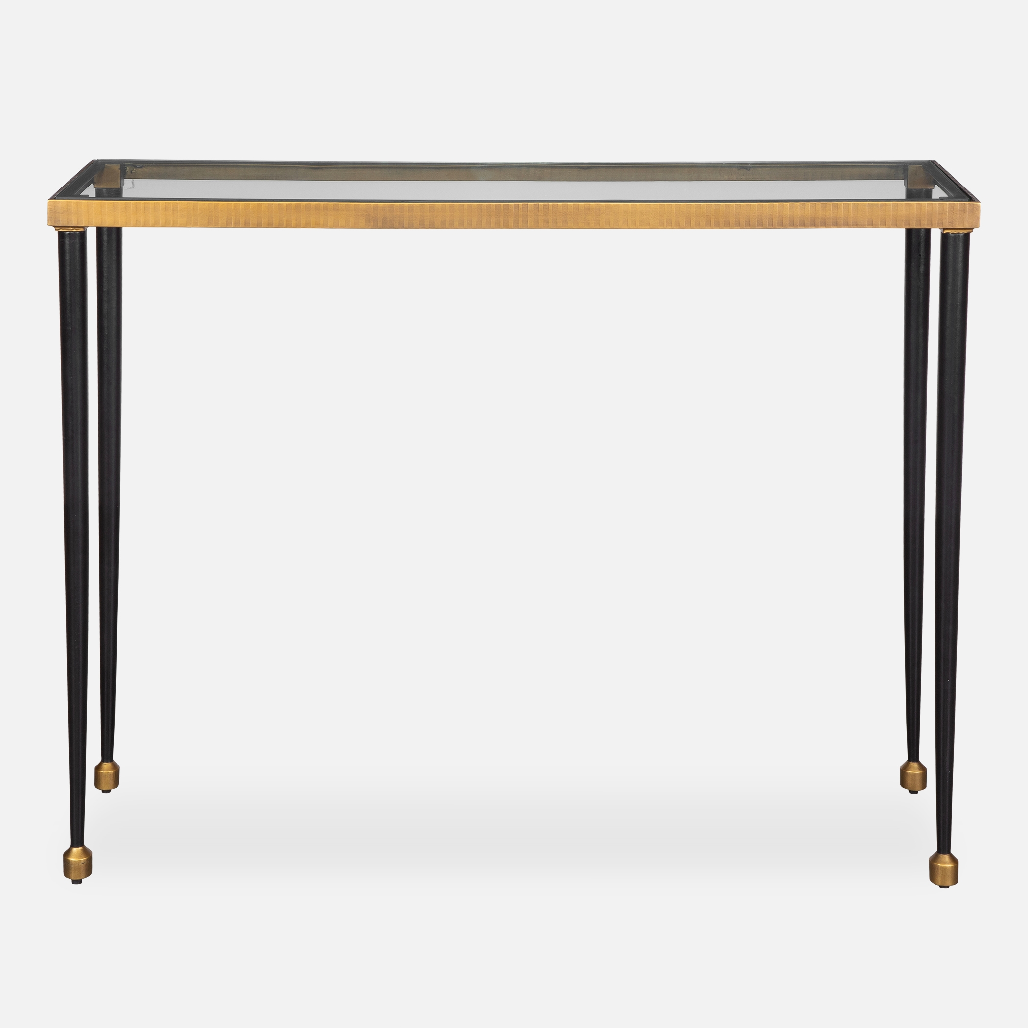 Uttermost Stiletto Stiletto Antique Gold Console Table